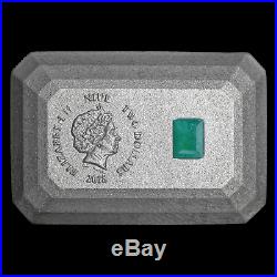 2018 Niue Silver $2 3D Emerald Shape Coin SKU#182364
