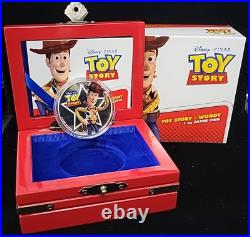 2018 Niue Woody Silver Proof Coin OGP Box & COA Toy Story 2018 Niue Woody Silver Proof Coin OGP Box & COA Toy Story