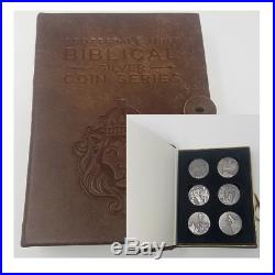 2018 Scottsdale Mint Biblical Series 2 oz Silver NIUE Coins 6 Coins Set w COAs