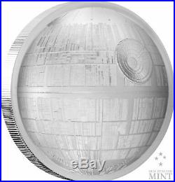 2018 Star Wars Death Star Ultra High Relief 2 oz Silver Coin Coin #5
