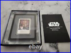 2018 Star Wars The Phantom Menace Silver Poster Coin 1 oz. 999 Silver