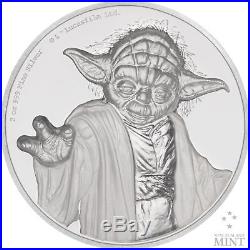 2018 Star Wars Yoda Ultra High Relief 2 oz Silver Coin 3rd coin