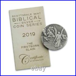 2019 2 oz. 999 Silver Coin The Firstborn Slain Biblical Coin Series #A493 2019 2 oz. 999 Silver Coin The Firstborn Slain Biblical Coin Series #A493