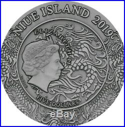 2019 $5 Niue ZHAO YUN Ancient Chinese Warrior 2 Oz Silver Coin