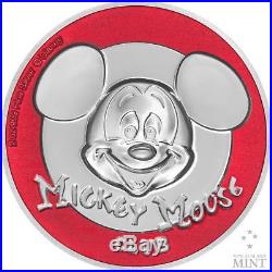 2019 Disney Mickey Mouse Club Ultra High Relief 2oz Silver Coin Present Gift