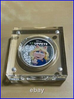 2019 Niue 2 Dollars Muppets Miss Piggy Colorized Silver Proof Coin