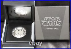 2019 Niue $2 Star Wars Stormtrooper 1oz. 999 Silver Coin in Box With COA