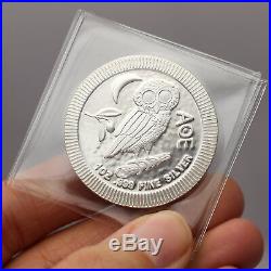 2019 Niue Silver Owl of Athena Stackables 1oz. 999 Silver Coin 100pc