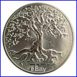 2019 Niue. Tree of Life. 5 oz. 9999 Silver Coin High Relief 1,000 minted