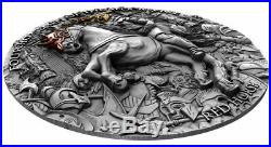 2019 Red Horse- Four Horsemen Of Apocalypse High Relief 2 Oz Silver Coin Niue
