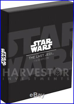 2019 Star Wars The Last Jedi Poster Coin Ngc Pf70 First Releases 8th In Set