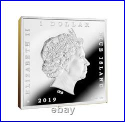 2019 Treasures World Painting WHISTLER'S MOTHER 1 oz Silver Proof Coin