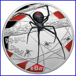 2020 $10 Niue 150 Years Redback Red Back Spider 5oz Silver Proof Coin
