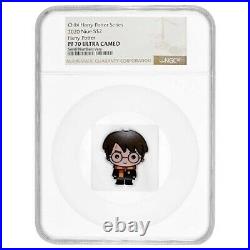 2020 1 oz Colorized Silver Harry Potter Niue Chibi Coin Collection NGC PF 70