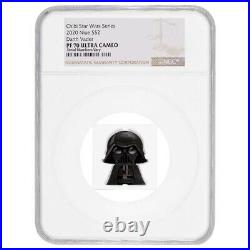 2020 1 oz Silver Star Wars Darth Vader Niue Chibi Coin NGC PF 70 UCAM