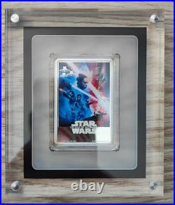 2020 $2 Niue Star Wars The Rise Of Skywalker Poster 1 oz. 999 Silver Bar