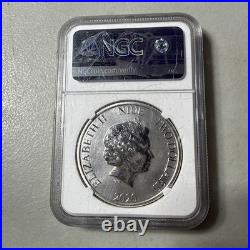 2020 $2 Silver Niue Star Wars Boba Fett NGC MS70 2020 $2 Silver Niue Star Wars Boba Fett NGC MS70