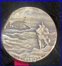 2020 2 oz. 999 Silver Coin Jesus Walking on the Sea Biblical Coin Series