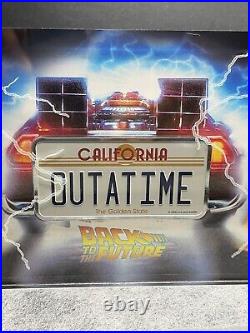 2020 2 oz Silver Back to the Future License Plate 35th Anniversary $2 Niue