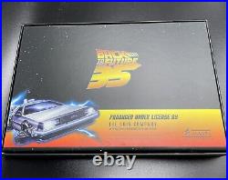 2020 2 oz Silver Back to the Future License Plate 35th Anniversary $2 Niue