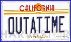 2020 Back To The Future Outatime License Plate 2 Oz. Silver Coin With Ogp