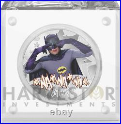 2020 Batman 66 Television Show Batman Adam West 1 Oz. Silver Coin First