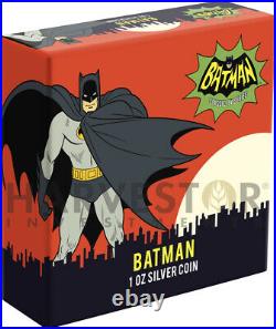 2020 Batman 66 Television Show Batman Adam West 1 Oz. Silver Coin First
