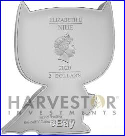 2020 Chibi Coin DC Comics Series Batman 1 Oz. Silver Coin Mintage 2,000