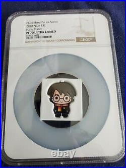 2020 Chibi Harry Potter Silver Coin. 999 Ngc Pf70