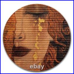 2020 GOLDEN TEARS Matrix Art Gustav Klimt 3 oz. 999 Silver Coin Niue Proof