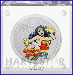 2020 Justice League 60th Anniversary Wonder Woman 1 Oz. Silver Coin First