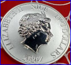 2020 NIUE STAR WARS BOBA FETT MANDALORIAN? 1 Oz Silver Coin Padawan should read