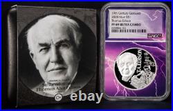 2020 Niue $1 19thCentury Geniuses Edison NGC PF69 UCAM Lightning Label withOGP&COA