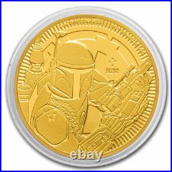 2020 Niue 1 oz Gold $250 Star Wars Boba Fett BU SKU#209445