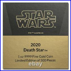 2020 Niue 1 oz Gold Star Wars Death Star (Box & COA) SKU#214203