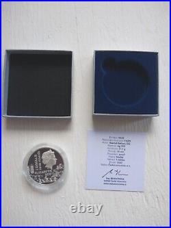 2020 Niue 1 oz Proof. 999 Silver Coin NIKOLA TESLA withCOA in Box LOW MINTAGE 1000