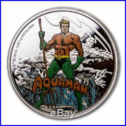 2020 Niue 1 oz Silver Coin $2 Justice League 60th Aquaman SKU#212267