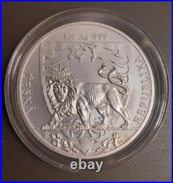 2020 Niue 1 oz Silver Czech Lion BU