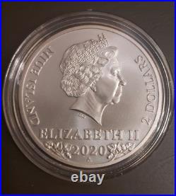 2020 Niue 1 oz Silver Czech Lion BU