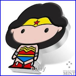 2020 Niue 1 oz Wonder Woman Chibi DC Comics Series Color Silver Proof Coin