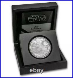 2020 Niue 1oz Silver Star Wars Death Star (Box and COA) Limited Edition
