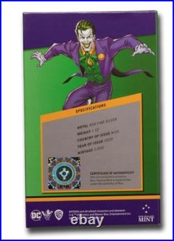 2020 Niue 2$ Chibi The Joker 1 oz. 999 silver proof coin