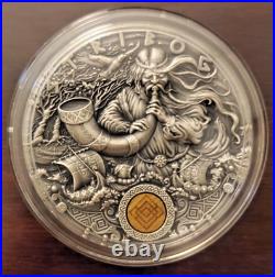 2020 Niue $2 Gods of Ancient Slavs Stribog Viking Slavic Gods 2 oz Silver Coin