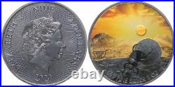 2020 Niue $2 Scarab Beetle Silver Color Coin Insect Wildlife WWF 2 Dollars RARE