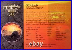 2020 Niue $2 Scarab Beetle Silver Color Coin Insect Wildlife WWF 2 Dollars RARE