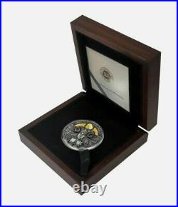 2020 Niue $5 Egyptian God Amun-Ra 3oz. 999 Fine Silver Antiqued Coin