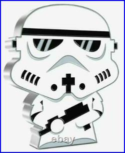 2020 Niue Chibi Star Wars Stormtrooper Silver Proof Coin Mintage 2,000 SOLD OUT