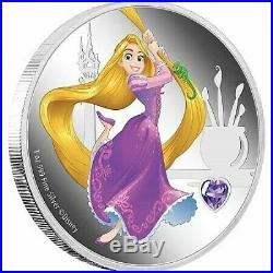 2020 Niue Disney Princess Tangled Rapunzel 1 oz Silver Proof Coin NGC PF 70