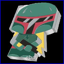 2020 Niue Star Wars BOBA FETT CHIBI 1oz Silver Proof Coin SOLD OUT