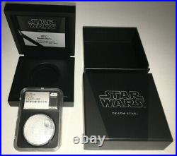 2020 Niue Star Wars Death Star 1oz $2 Silver Proof Coin NGC PF70UC First Release